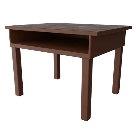 Mesa de madeira  3D Icon