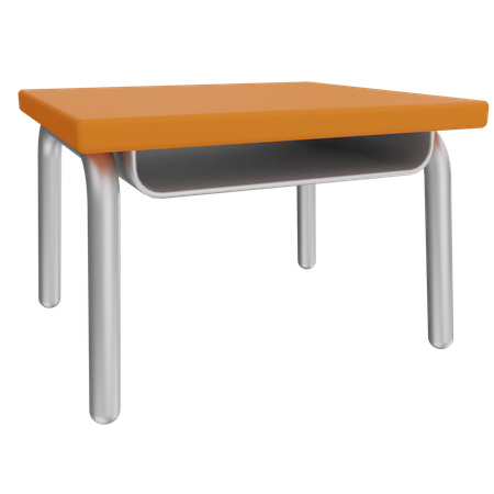 Mesa de madeira  3D Illustration