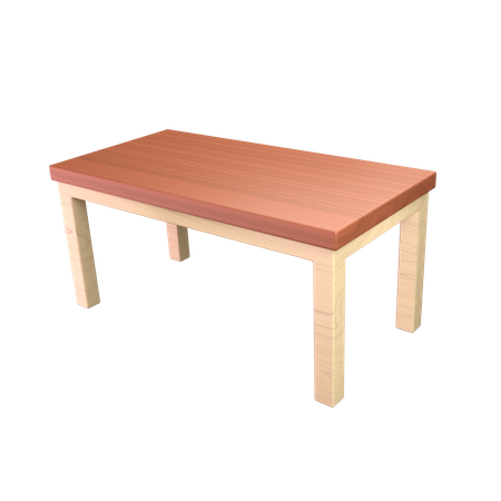 Mesa de madera  3D Icon