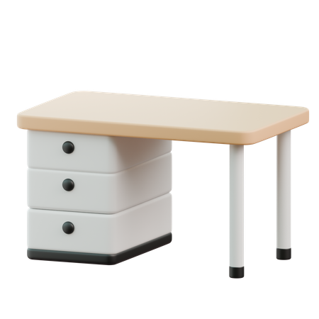 Mesa de oficina  3D Icon