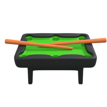 Mesa de sinuca  3D Icon