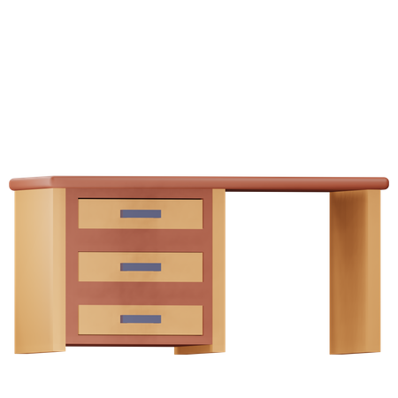 Mesa de trabalho  3D Icon