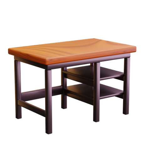 Mesa de trabalho  3D Icon