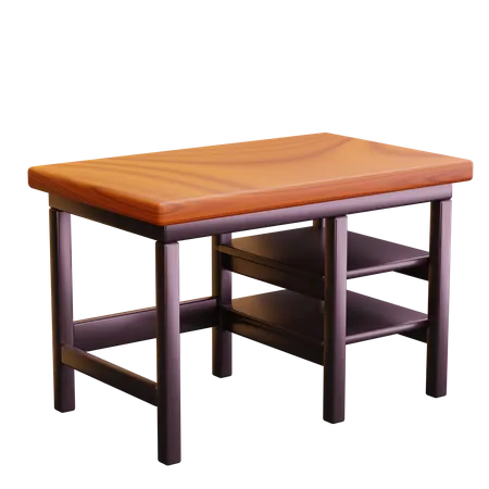 Mesa de trabalho  3D Icon