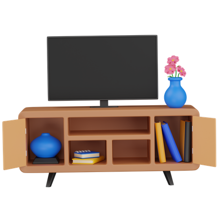 Mesa de TV  3D Icon
