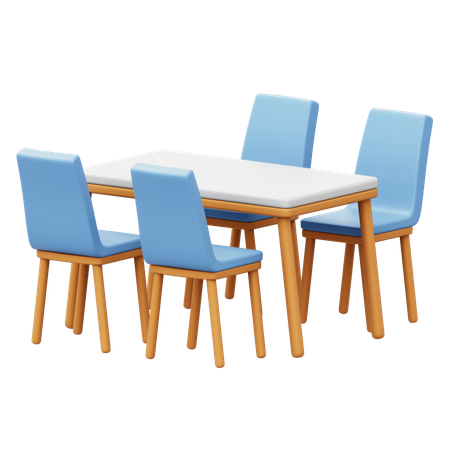 Mesa del comedor  3D Icon