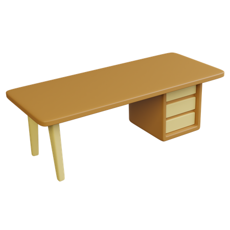 Mesa de escritorio  3D Icon