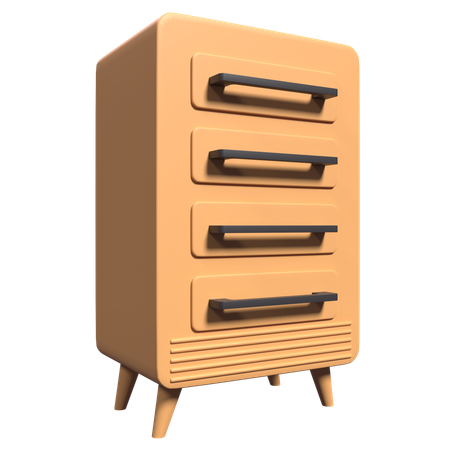 Mesa de gaveta  3D Icon