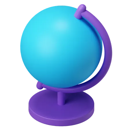 Globo de mesa  3D Illustration