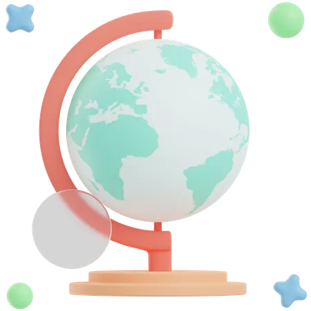 Globo de mesa  3D Illustration