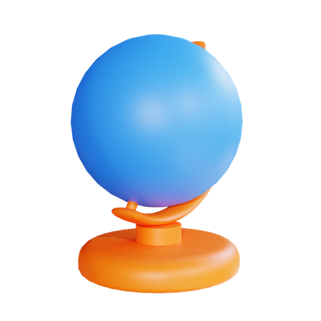 Globo de mesa  3D Illustration