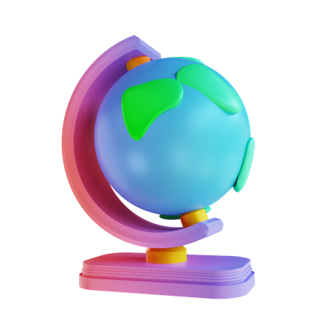 Globo de mesa  3D Illustration