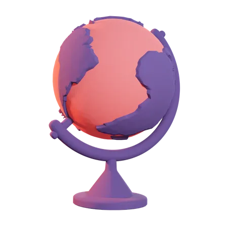 Globo de mesa  3D Icon