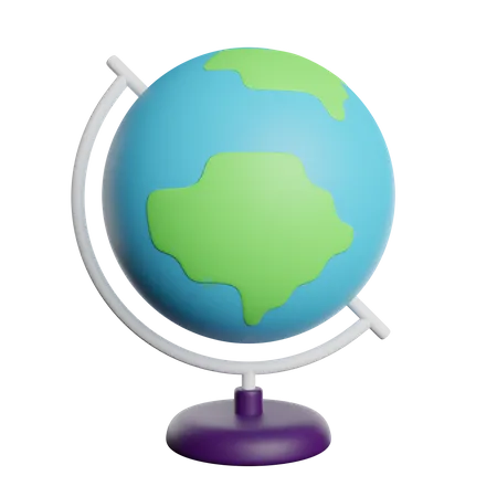 Globo Terraqueo Mundo 3D Icon