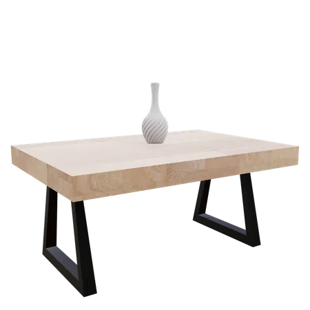 Mesa de madeira  3D Icon