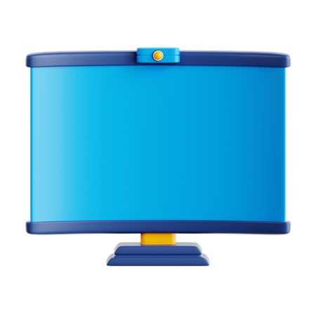 Mesa de monitor  3D Icon
