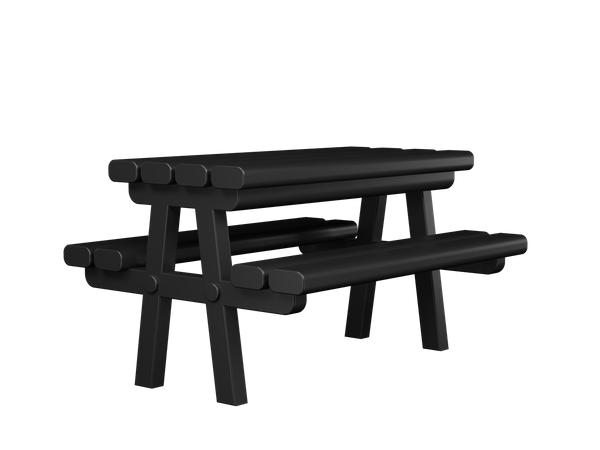 Mesa de picnic  3D Illustration