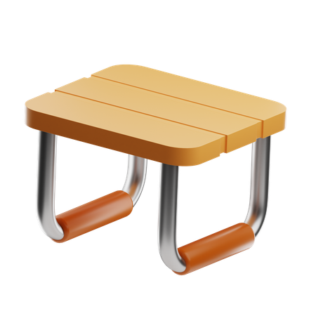 Mesa plegable  3D Icon