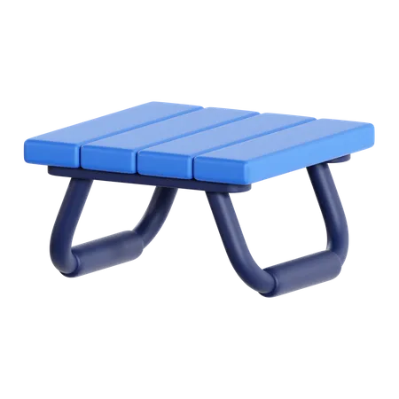 Mesa plegable  3D Icon