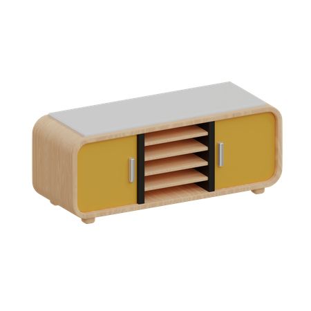 Mesa de sala  3D Icon