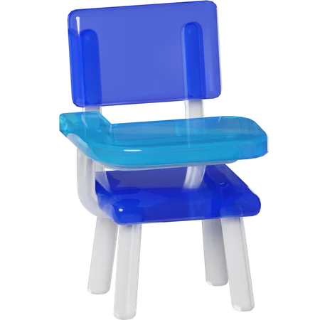 Silla de mesa  3D Icon