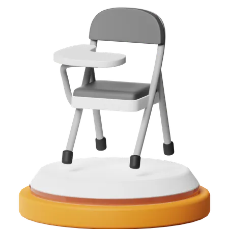 Silla de mesa  3D Icon