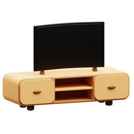 Mesa de TV  3D Icon