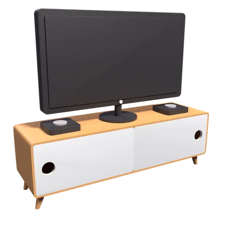 Mesa de TV  3D Icon