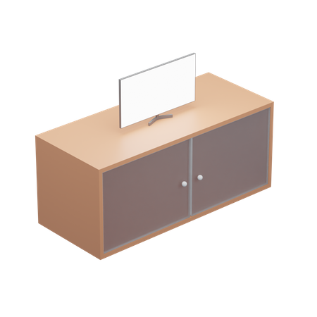 Mesa de TV  3D Icon