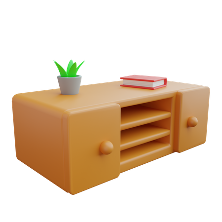 Mesa de TV  3D Icon