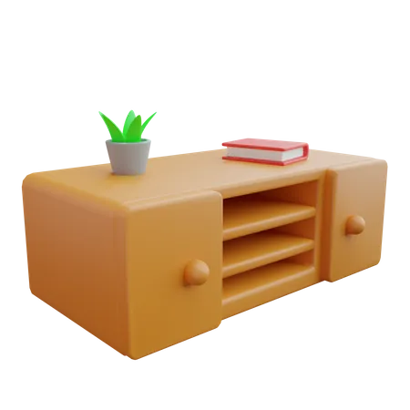 Mesa de TV  3D Icon