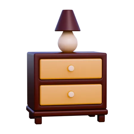 Mesa de cama  3D Icon