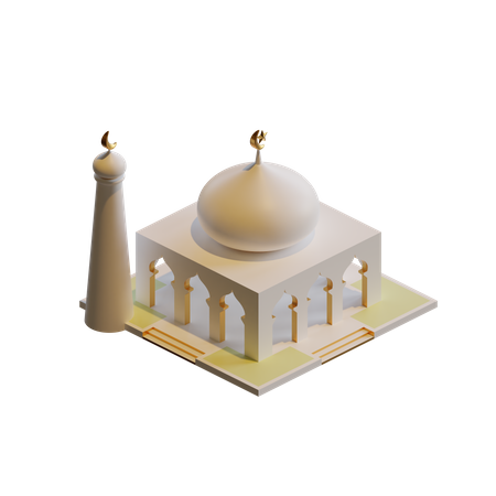 Mesquita  3D Illustration