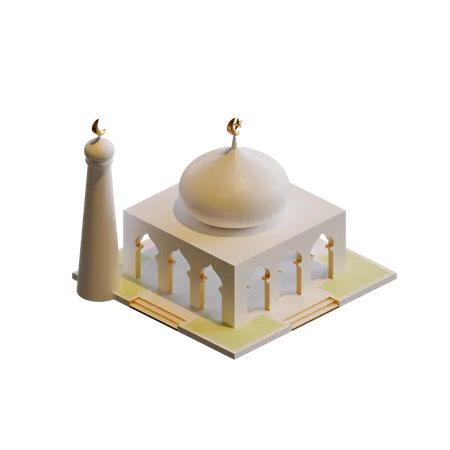 Mesquita  3D Illustration