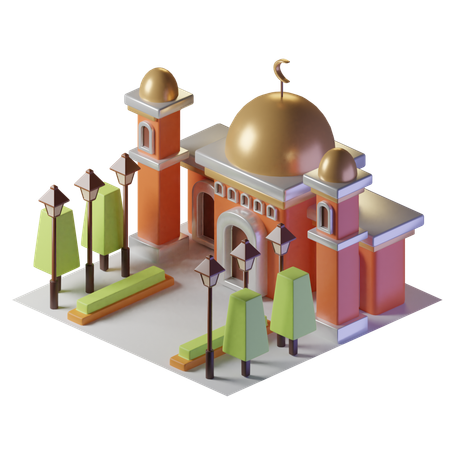 Mesquita  3D Illustration