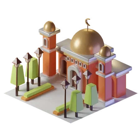 Mesquita  3D Illustration