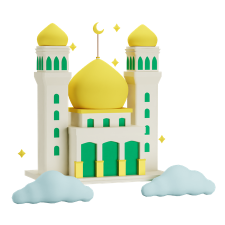 Mesquita Islâmica  3D Icon