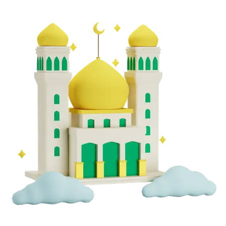 Mesquita Islâmica  3D Icon