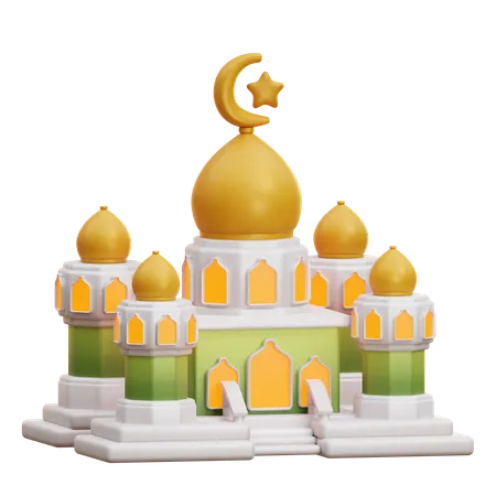 Mesquita do Ramadã  3D Icon