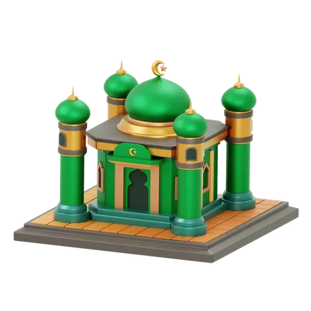 Mesquita do Ramadã  3D Icon