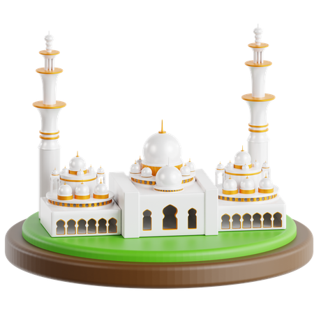 Mesquita Sheikh Zayed  3D Icon