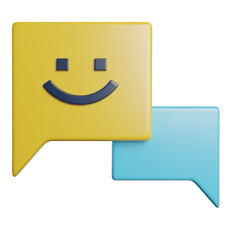 Message Emoji Communication 3D Icon