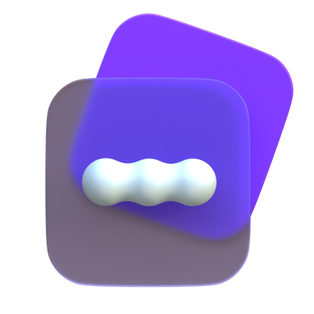 メッセージ  3D Icon