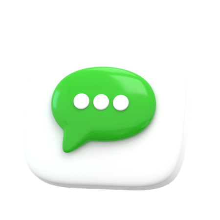 Message  3D Icon