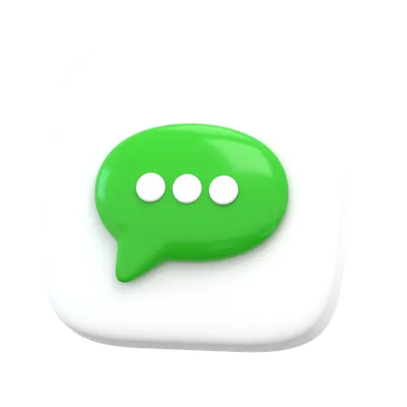 Message  3D Icon