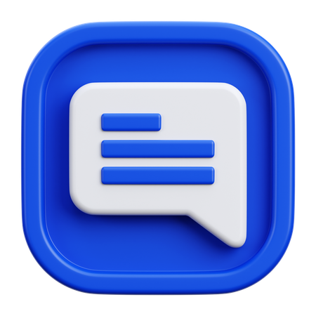 Message  3D Icon