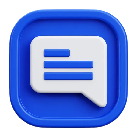 Message  3D Icon