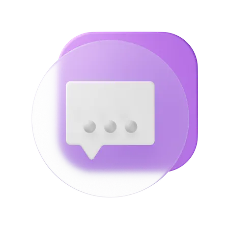 Message  3D Icon