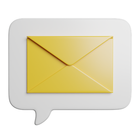 Message  3D Icon