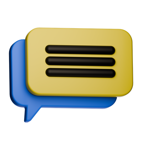 Message  3D Icon